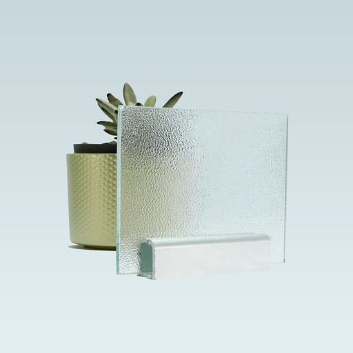 [VCC5] Vitre Crépie Claire 5 mm Plateau 2440 x 1830 mm